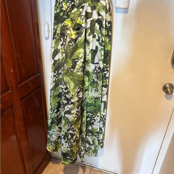 Carolina estefan The Aire Skirt flowy high split dress maxi bottom floral - Picture 4 of 9